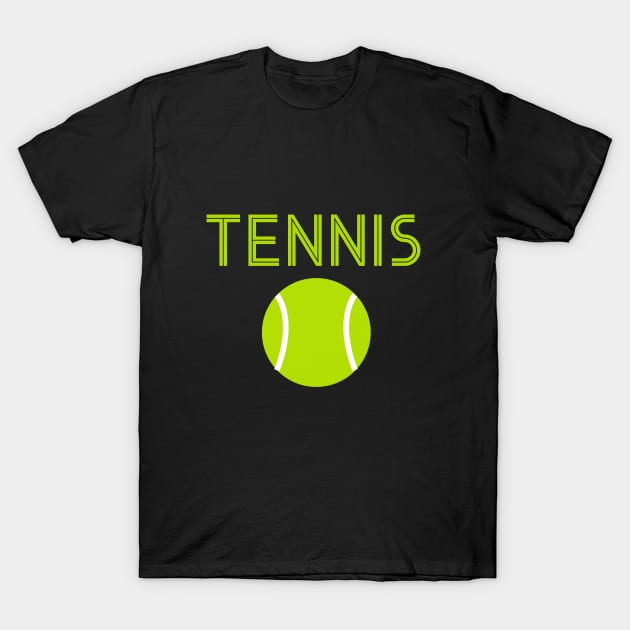 Tennis Ball Gift T-Shirt by cypryanus